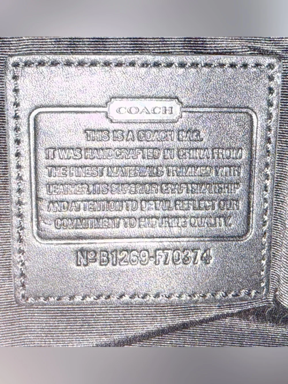 COACH Heritage Web Leather Embassy Briefcase~ Black~ Fits 15” Laptop